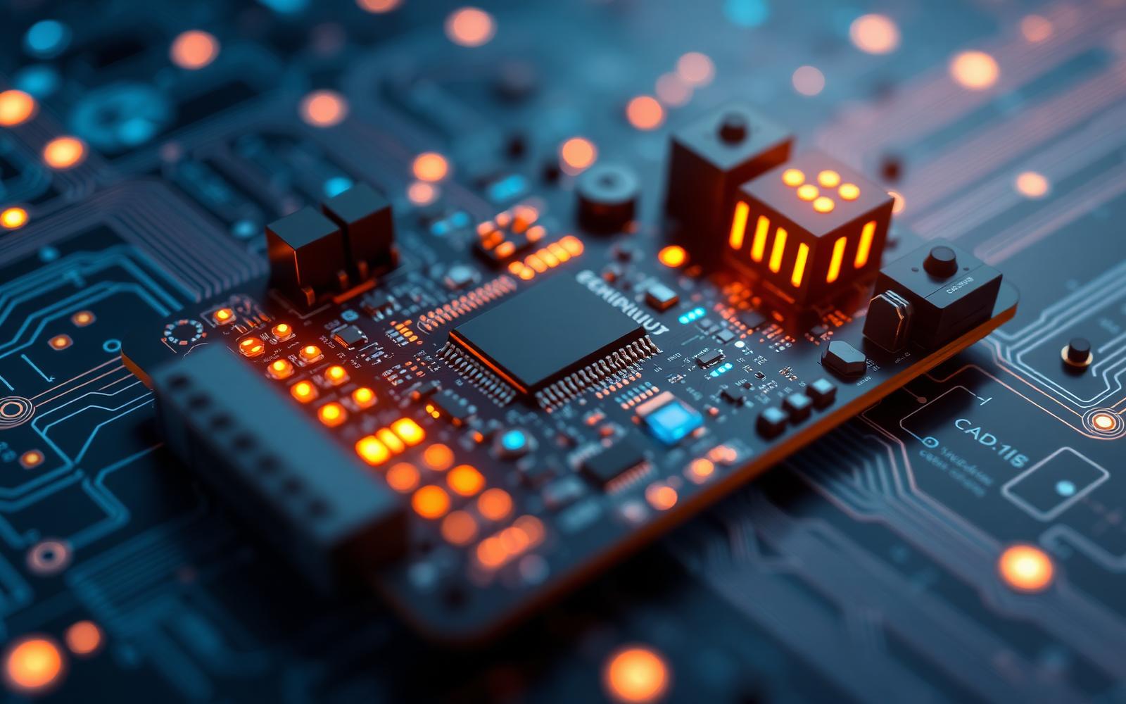 Embedded circuit board with IoT sensors